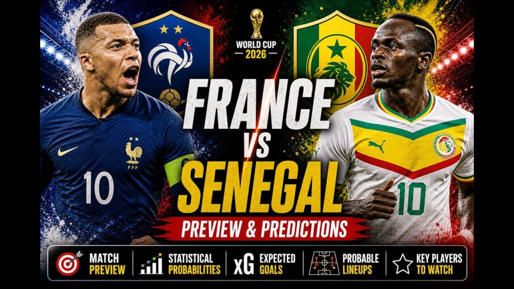 Francja vs Senegal – Prognoza meczu i zapowiedź bukmacherska, 16 czerwca 2026