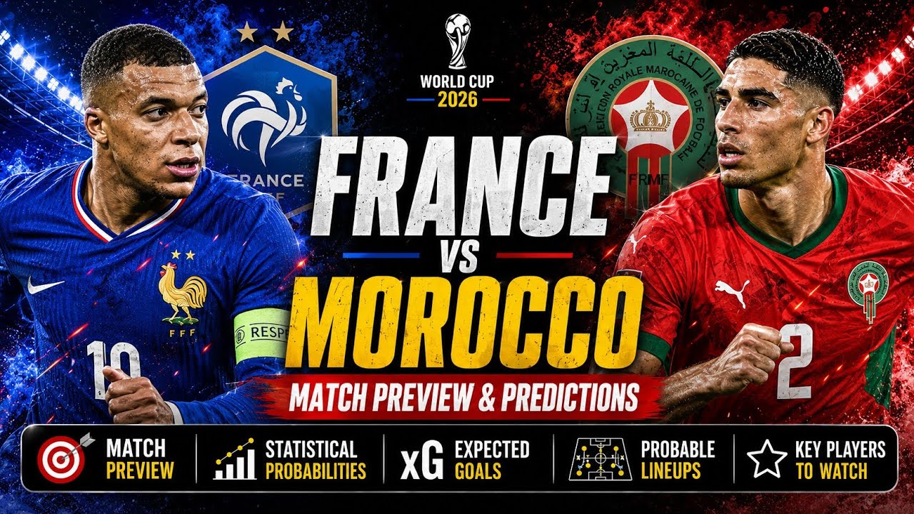 France vs Morocco – Match Prediction & Betting Preview 9 July 2026