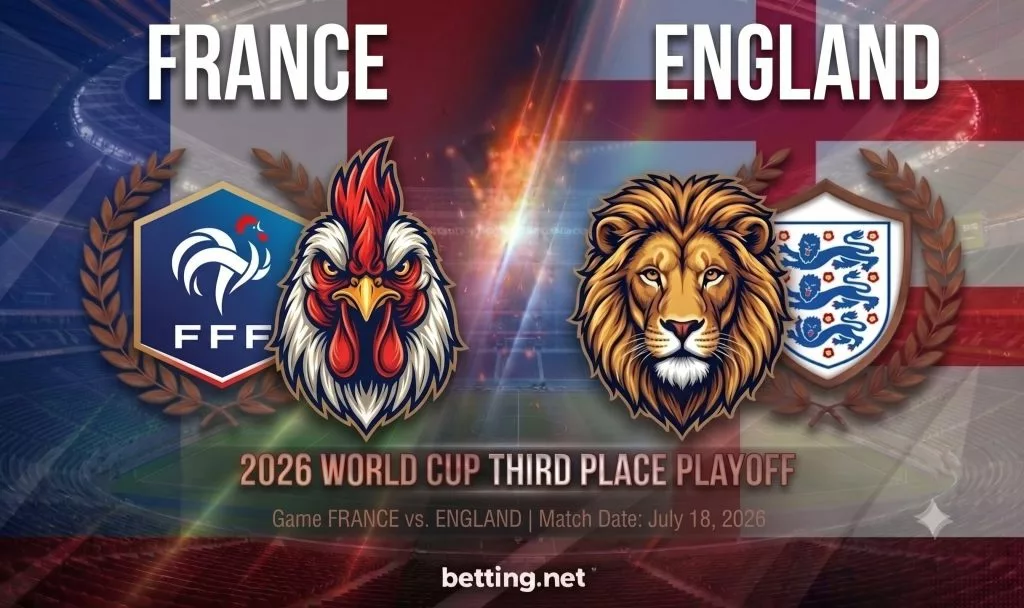 France vs England – Match Prediction & Betting Preview 18 July 2026